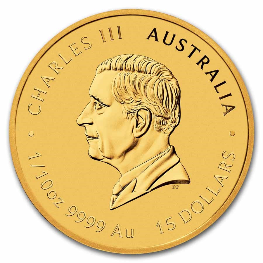 Gouden Lunar III 0.1 oz 2025 Year of the Snake Blue achterkant Gouden Lunar III 0.1 oz 2025 Year of the Snake Blue achterkant