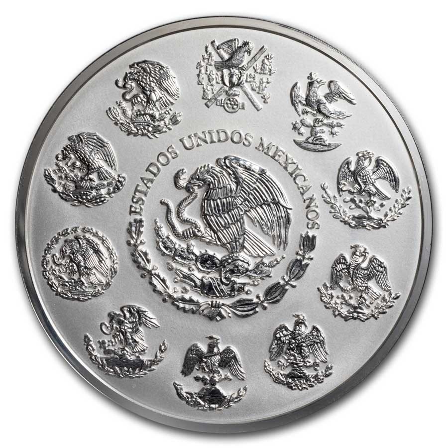 Mexico Aztec 1 kg 2011 back 101munten Azteken Kalender