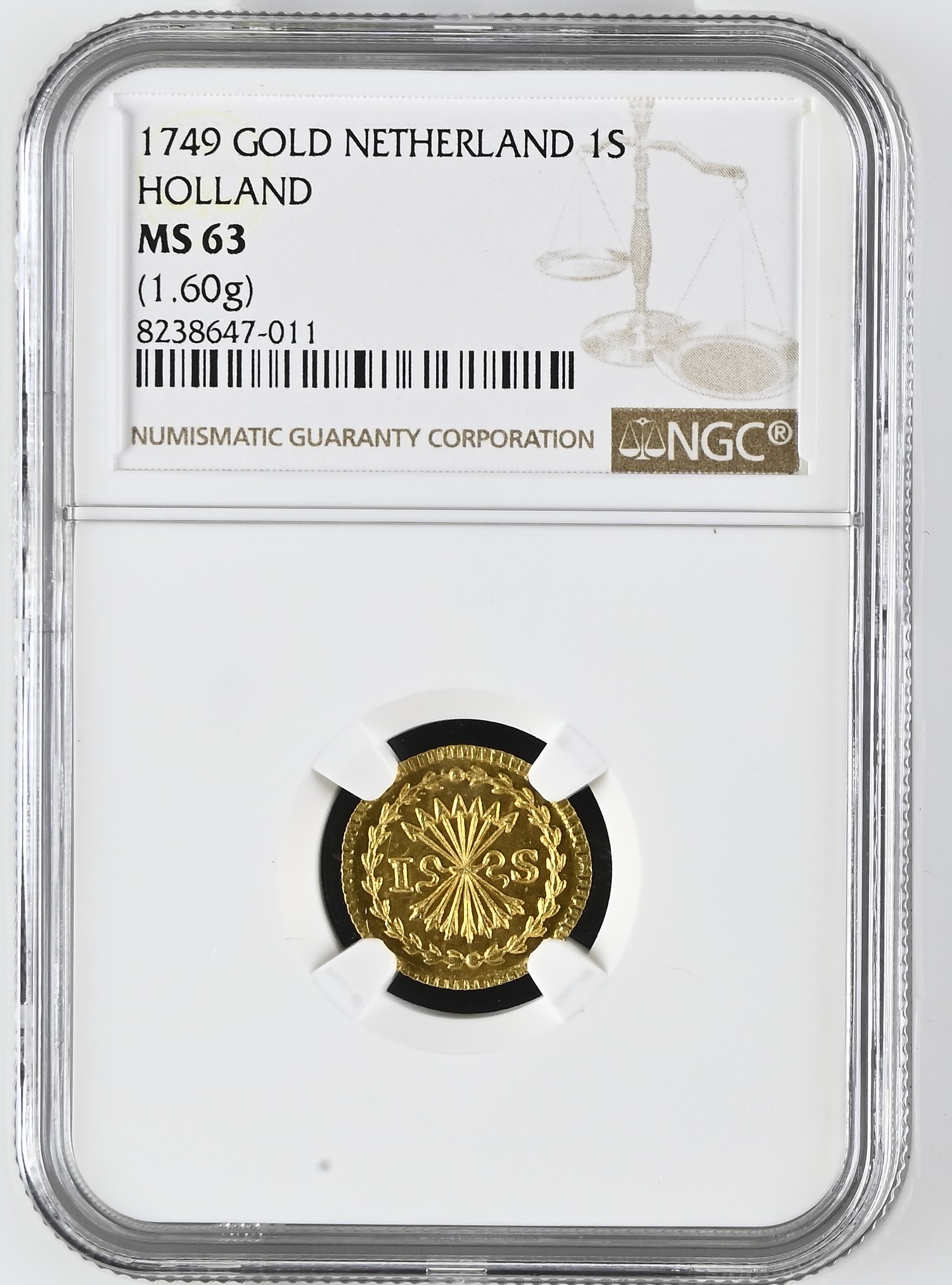 NGC8238647-011_OBV Provincie Holland Gouden Pijl-of Bezemstuiver 1749 NGC MS63 (Pop 2/2)