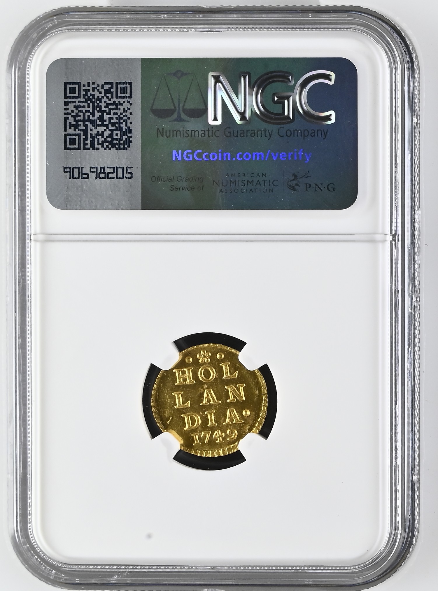 NGC8238647-011_REV Provincie Holland Gouden Pijl-of Bezemstuiver 1749 NGC MS63 (Pop 2/2)