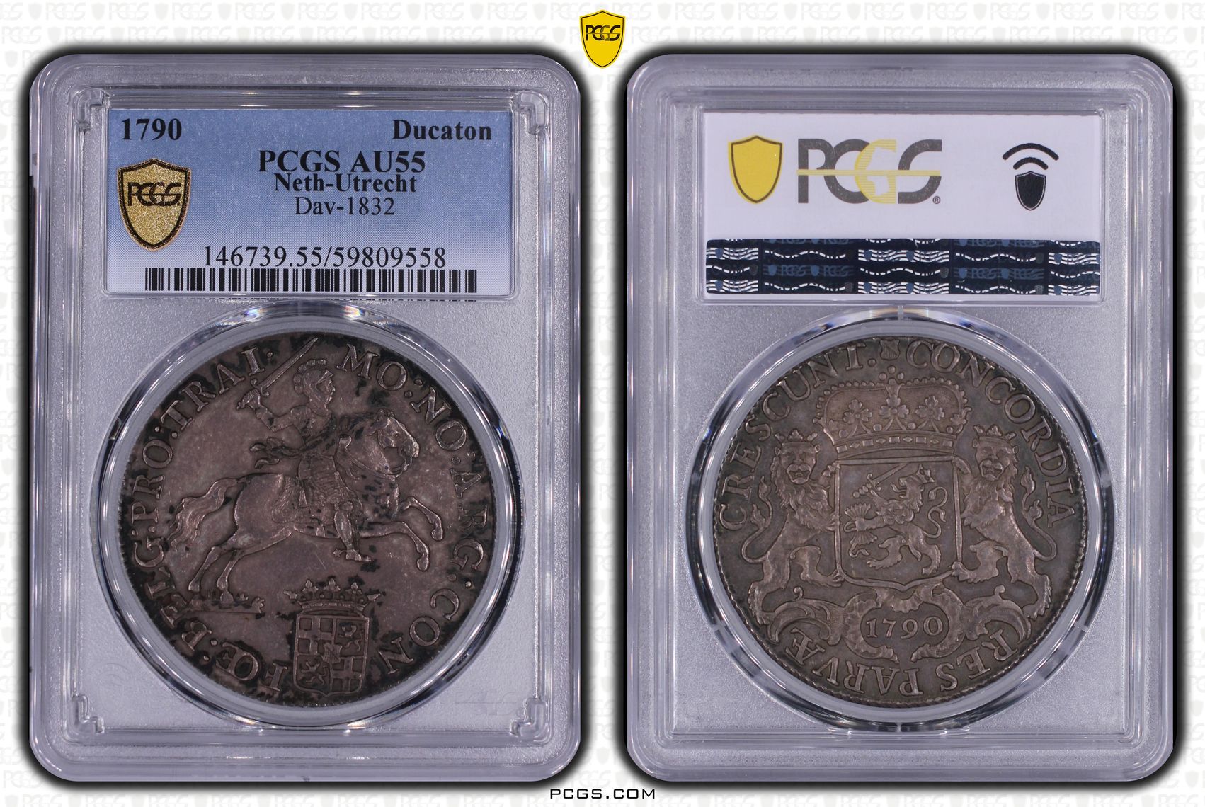 v-046zPfs0yrRzfC0pbsXw Provincie Utrecht zilveren dukaton 1790 PCGS AU55