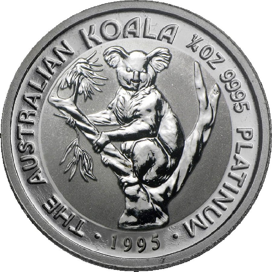 0.25 oz platina koala 1/4 oz platina koala