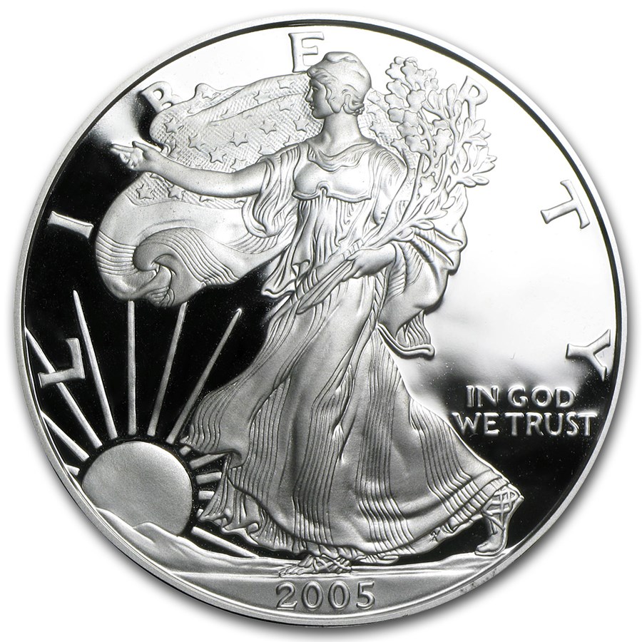 American Silver Eagle 1 oz - 2005 Proof.1
