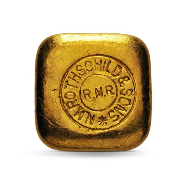 50 gram gegoten goudbaar Rothschild
