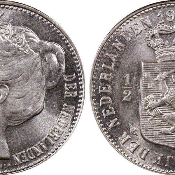 halve gulden 1904 MS64 PCGS Top Pop
