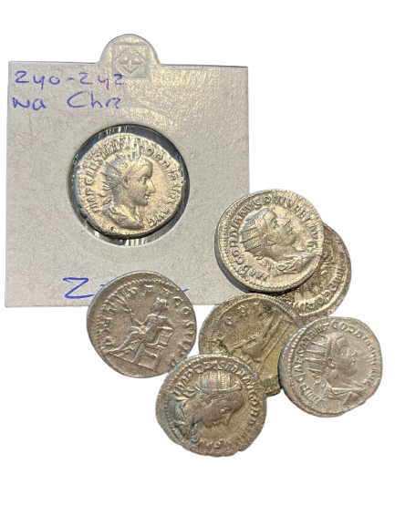 Zilveren Romeinse Antoninianus - Gordianus III 240-242 NC