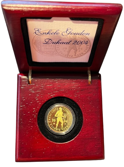 Gouden enkele dukaat 2004 proof